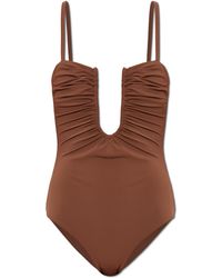 Christopher Esber - 'Arced Ruched' One-Piece Swimsuit - Lyst