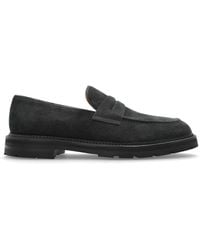 Eleventy - Suede Loafers - Lyst