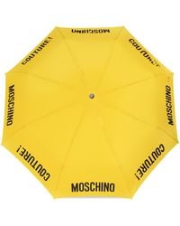 Moschino - Folding Umbrella With Logo - Lyst