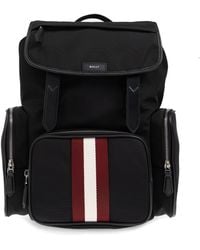 Bally - Backpack With Logo Patch - Lyst
