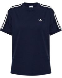 adidas Originals - T-Shirt With Embroidered Logo - Lyst