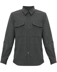 Ami Paris - Wool Shirt With Pockets - Lyst