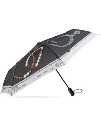 Moschino - Folding Umbrella With Colorful Print - Lyst