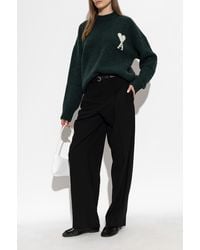 Ami Paris - Sweater With Logo - Lyst