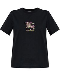 Burberry - T-Shirt With Print - Lyst