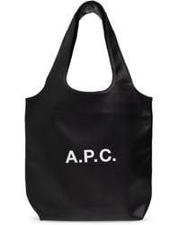 A.P.C. - 'Ninon Small' Shopper Bag - Lyst
