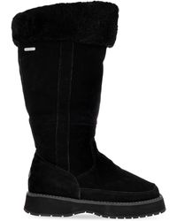 EMU - 'Georgi Wave' Suede Platform Boots - Lyst