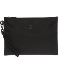 Versace Medusa Head Clutch - Black