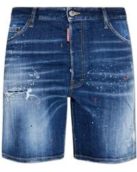 DSquared² - 'Marine' Denim Shorts - Lyst
