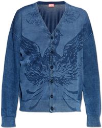 DIESEL - Cardigan 'K-Fenicar' - Lyst