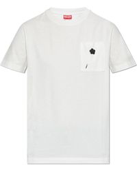 KENZO - T-Shirt With Pocket - Lyst