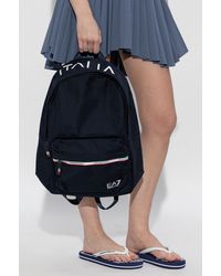 EA7 - Backpack With Logo - Lyst