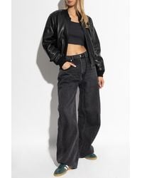 adidas Originals - Short Top With Logo - Lyst