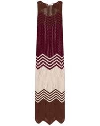 Akep - Dress With Decorative Weave - Lyst