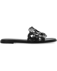 Gianvito Rossi - Leather Slides Amalfi - Lyst