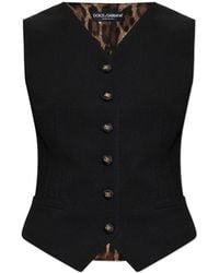 Dolce & Gabbana - Waistcoat Made Of Combined Materials - Lyst