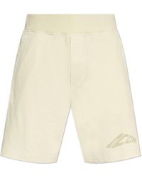 DSquared² - Cotton Shorts With Printed Logo - Lyst