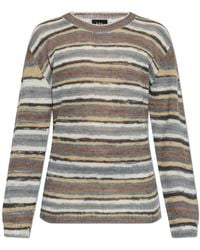 A.P.C. - Sweater With Striped Pattern - Lyst
