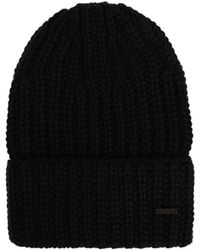 DSquared² - Wool Beanie With Sewn-On Logo - Lyst