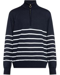 Paul & Shark - Sweater With A Zip Neckline - Lyst