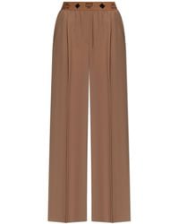 MCM - Wool Trousers - Lyst