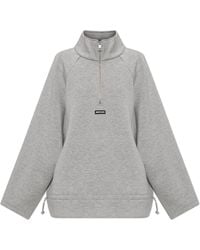 ROTATE BIRGER CHRISTENSEN - Sweatshirt With Logo Patch - Lyst