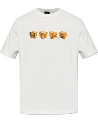Paul Smith - T-Shirt With Colorful Print - Lyst