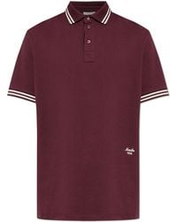 Moncler - Polo With Embroidered Logo - Lyst