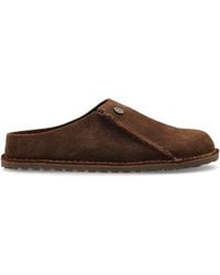 Birkenstock - Zermatt Premium Suede Slides - Lyst