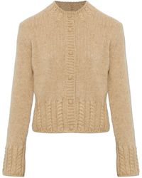 Moncler - Cardigan With Logo Patch - Lyst