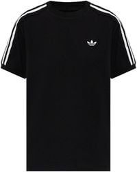 adidas Originals - T-Shirt With Embroidered Logo - Lyst