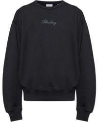 Burberry - Sweatshirt With Embroidered Logo - Lyst