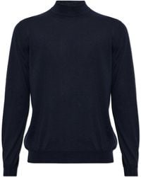 Kiton - Cashmere Sweater With A Stand-Up Collar - Lyst
