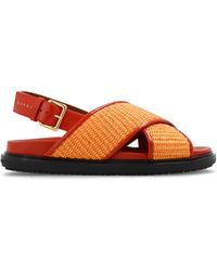 Marni - Sandals With Logo, - Lyst