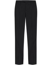 Etro - Wool Trousers With Side Stripes - Lyst