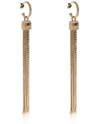 Balmain - Brass Earrings With Tassels - Lyst