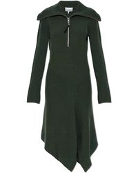 Ganni - Wool Turtleneck Dress - Lyst
