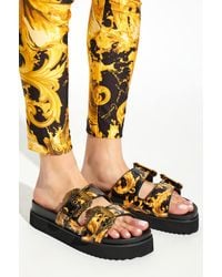 Versace Jeans Couture - Platform Slides - Lyst