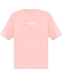DSquared² - T-Shirt With Printed Logo - Lyst