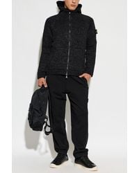 Stone Island - Jacket With Logo Patch - Lyst