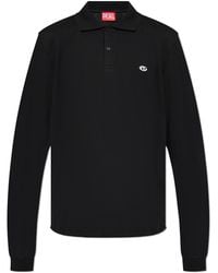 DIESEL - Polo T-Rejust-Ls-Doval-Pj - Lyst