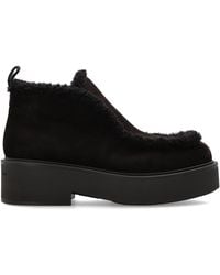 Gianvito Rossi - Suede Platform Boots 'Yari' - Lyst