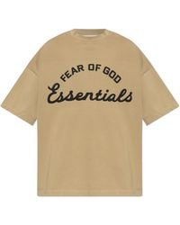 Fear Of God - T-Shirt With Printed Logo - Lyst