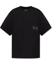Y-3 - T-Shirt With Padding - Lyst