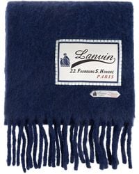Lanvin - Scarf With Fringes - Lyst