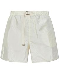 Jil Sander - Shorts With Silk Finish - Lyst