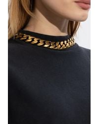 Balenciaga - Brass Necklace - Lyst