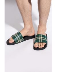 Burberry - Rubber Flip-Flops - Lyst