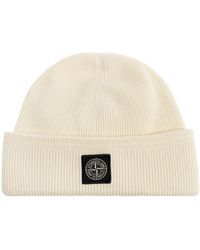 Stone Island - Cap With Logo Patch - Lyst