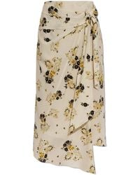 Isabel Marant - Silk Skirt "Faniry" - Lyst